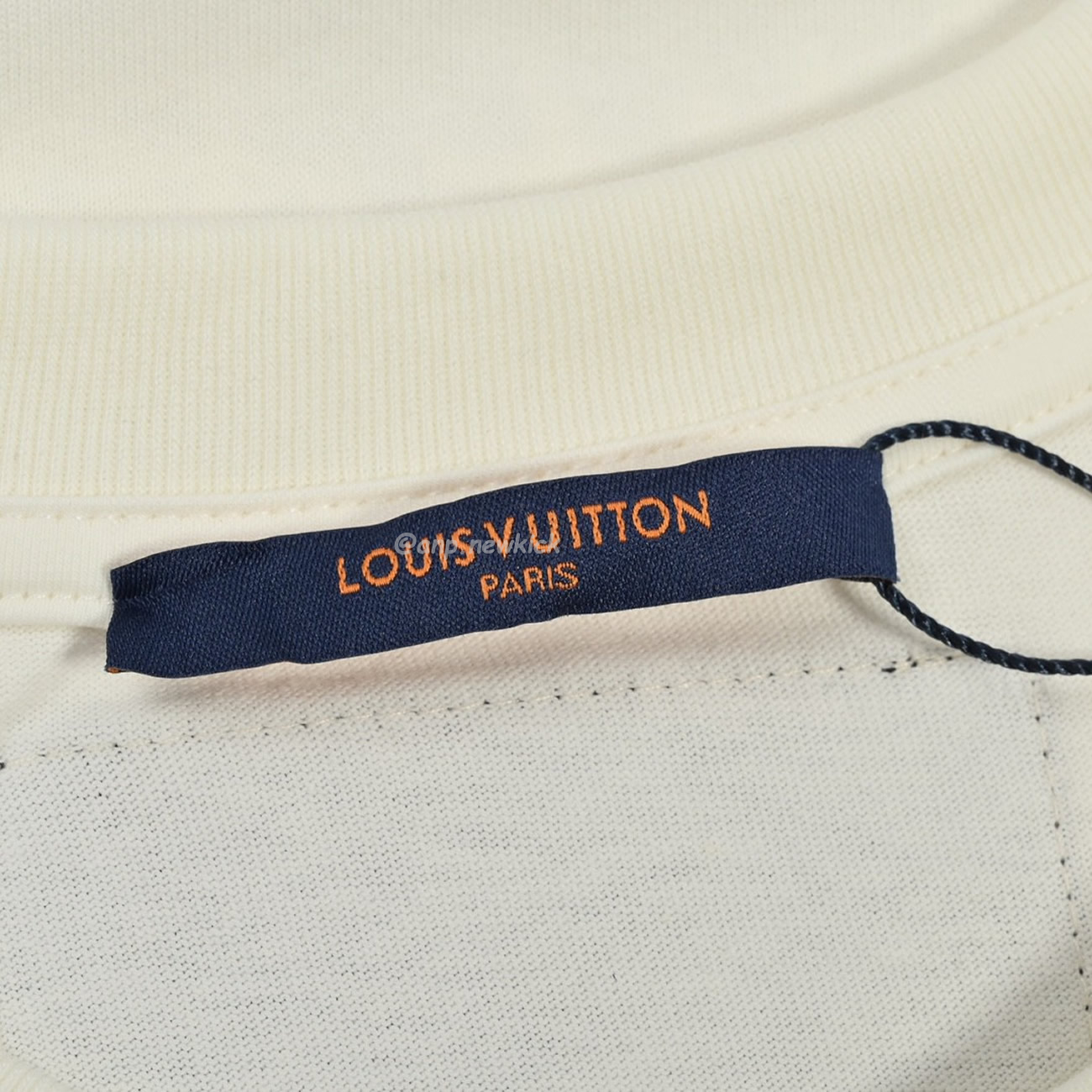 Louis Vuitton 20ss Small Aircraft Logo Printing Short Sleeved T Shirt (4) - newkick.app